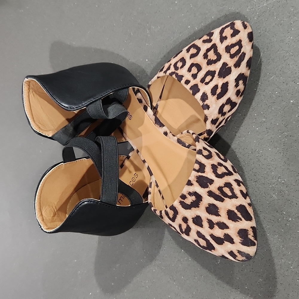 Cheetah-print Flats